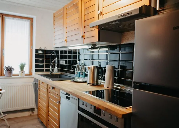 公寓 Altes Haeusle Am Waschbach Anno 1625 Und Doppelzimmer *